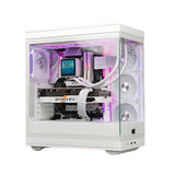 كمبيوتر ألعاب بمعالج انتل كور i7-14700F، كرت شاشة RTX 5070  النسخة البيضاء 12GB، رام 16 جيجابايت  DDR5