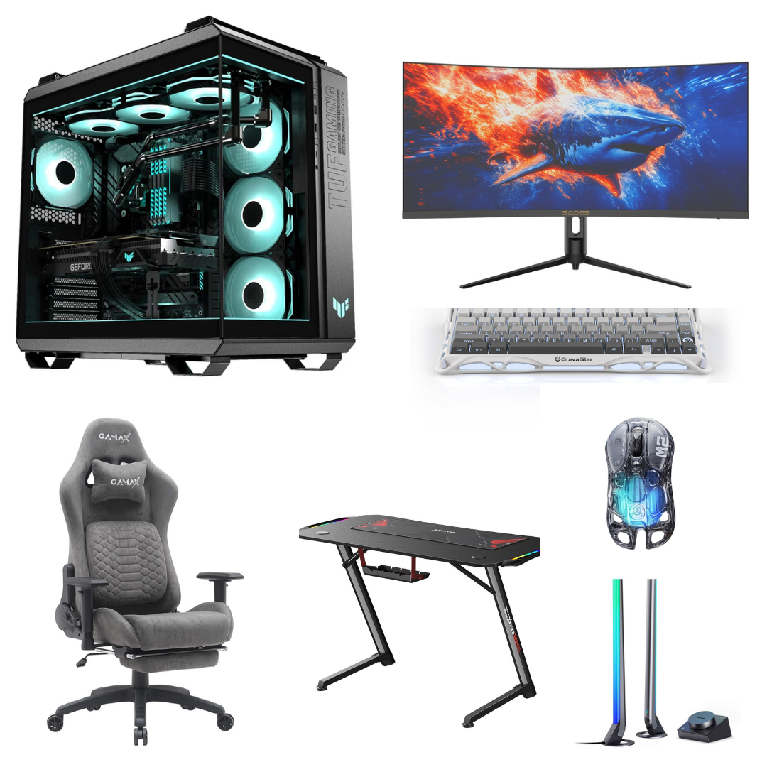 Gaming PC Bundle AMD Ryzen 7 9800X3D + RTX 5070 Ti Epic Performance Set