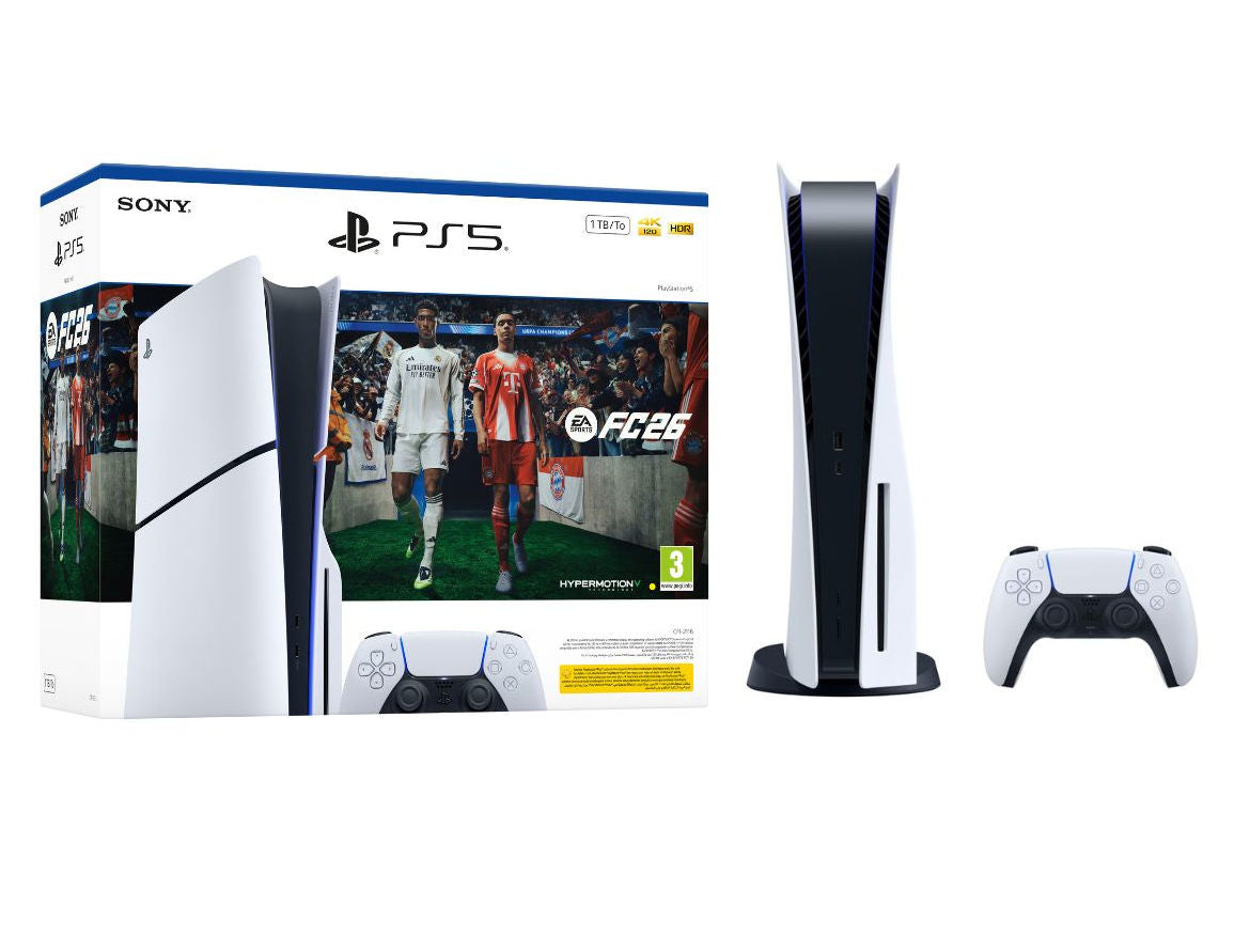 PlayStation 5 Slim Console Disk With EA FC 26 Voucher Bundle