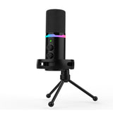 ميكروفون ألعاب ديناميكي سادِس أبيكس أول SA-M02 بإضاءة RGB – أسود