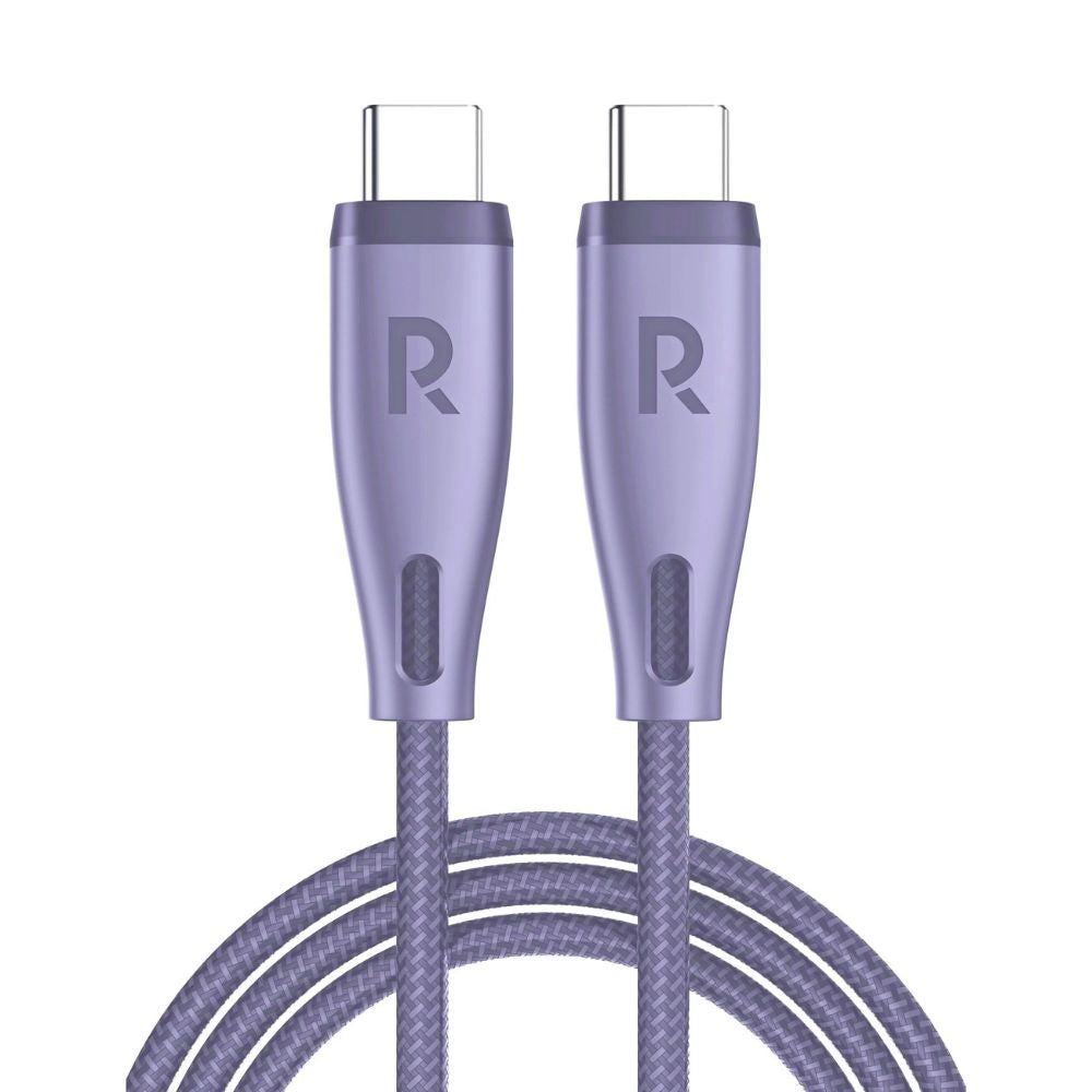 RAVPower RP-CB1037 60W C-C 1.2M USB2.0 3A Cable Purple - RP-CB1037P
