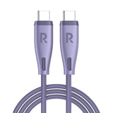RAVPower RP-CB1037 60W C-C 1.2M USB2.0 3A Cable Purple - RP-CB1037P
