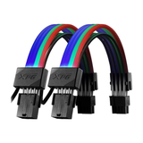 XPG Prime ARGB 8 PIN (6 + 2) VGA Extension Cable - Black