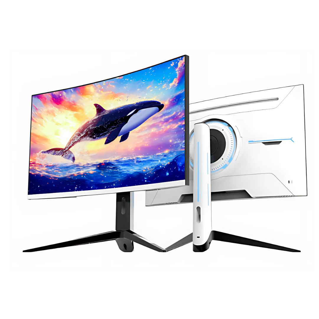 Sades KL-Whale SA-C01Q27W, 27" QHD (2K) 2560x1440, 180Hz, 1ms, HDMI 2.1, VA, Curved Gaming Monitor - White