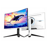 Sades KL-Whale SA-C01Q27W, 27" QHD (2K) 2560x1440, 180Hz, 1ms, HDMI 2.1, VA, Curved Gaming Monitor - White