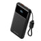 Vention Power Bank 10000mAh (USB-C + USB-C/USB-C/USB-A) with Built-in USB-C to USB-C Cable 22.5W