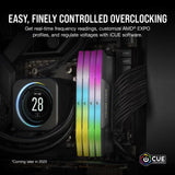CORSAIR VENGEANCE RGB DDR5 64GB (2x32GB) 6000 MHz CL30 AMD EXPO & Intel XMP Memory Kit - Black