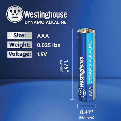 Westinghouse AAA Dynamo Alkaline 1.5V Battery 2PCS