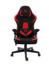 BLACK BULL Gaming Chair With Headrest Up & Down Slide Adjustable and Moveable Armrest, Woven Fabric