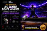 World Cup Bundle: XGIMI MoGo 4 Google TV portable cinema Type-C charge, 1080P 450 ISO Lumens, 2.5h built-in-battery  (Free 1 Month World Cup Subscription)
