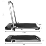 Black Bull Folding Walking Pad Speed 0.8-10 KM/H Small Compact Home Office with Remote Control & LED Display ,120 KG Weight Capacity UMWP103 - Pink