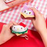 Sanrio characters Burger Series Plush Relaxing Toy (Blind Box) selling per piece - 25MR-002 Selling per Piece