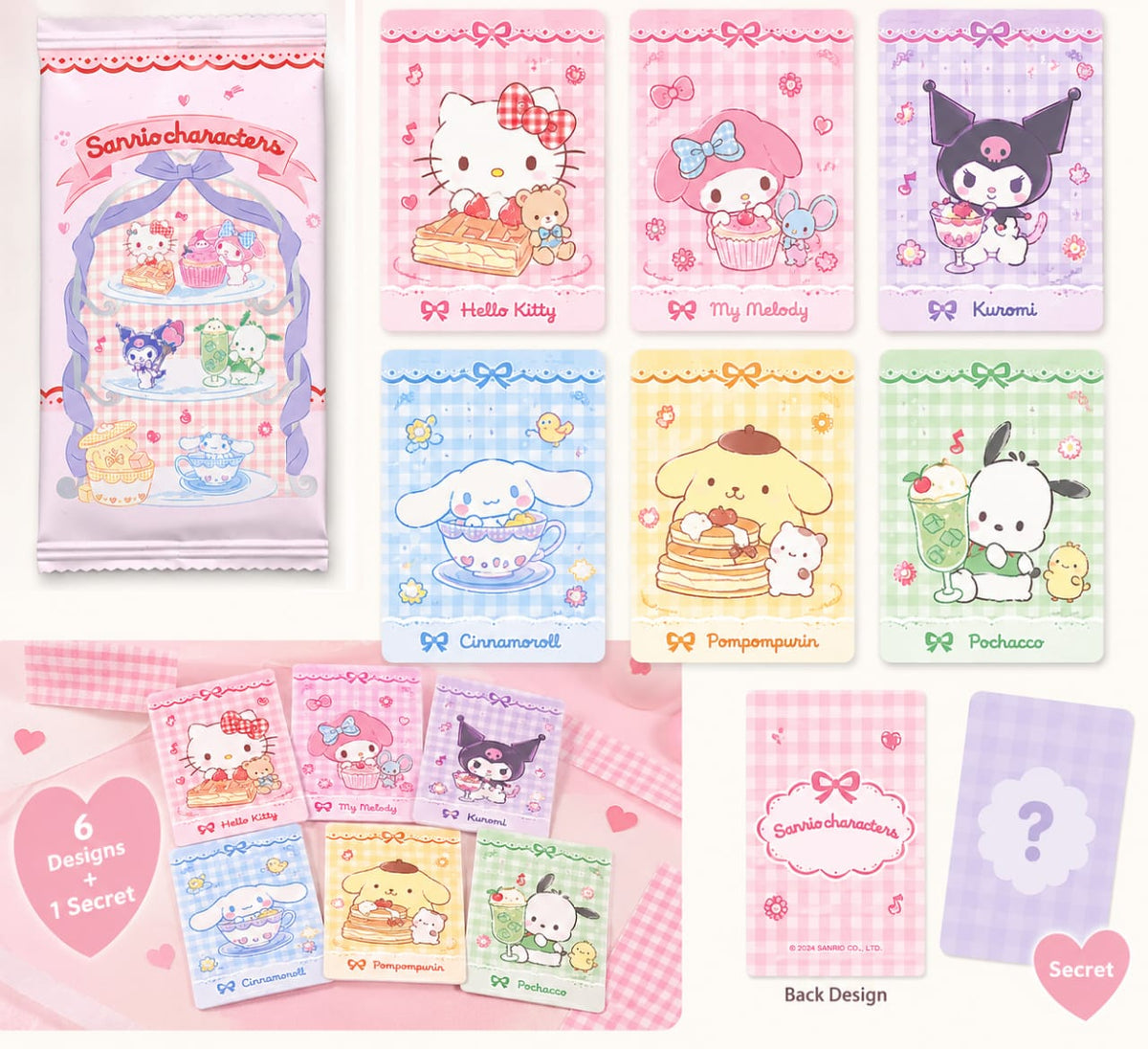 Sanrio characters- Polaroid Party Deluxe Card Pack - Blind Box (one pack) - 24PLD-003