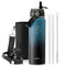 زجاجة مياه من سلسلة بوزيو دويتو مع غطاءين وغطاء واقٍ سعة 650 مل