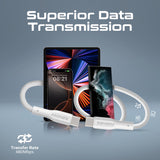 Promate xCord-CC High Tensile Strength Data & Charge USB-C Cable 1 Meter - White