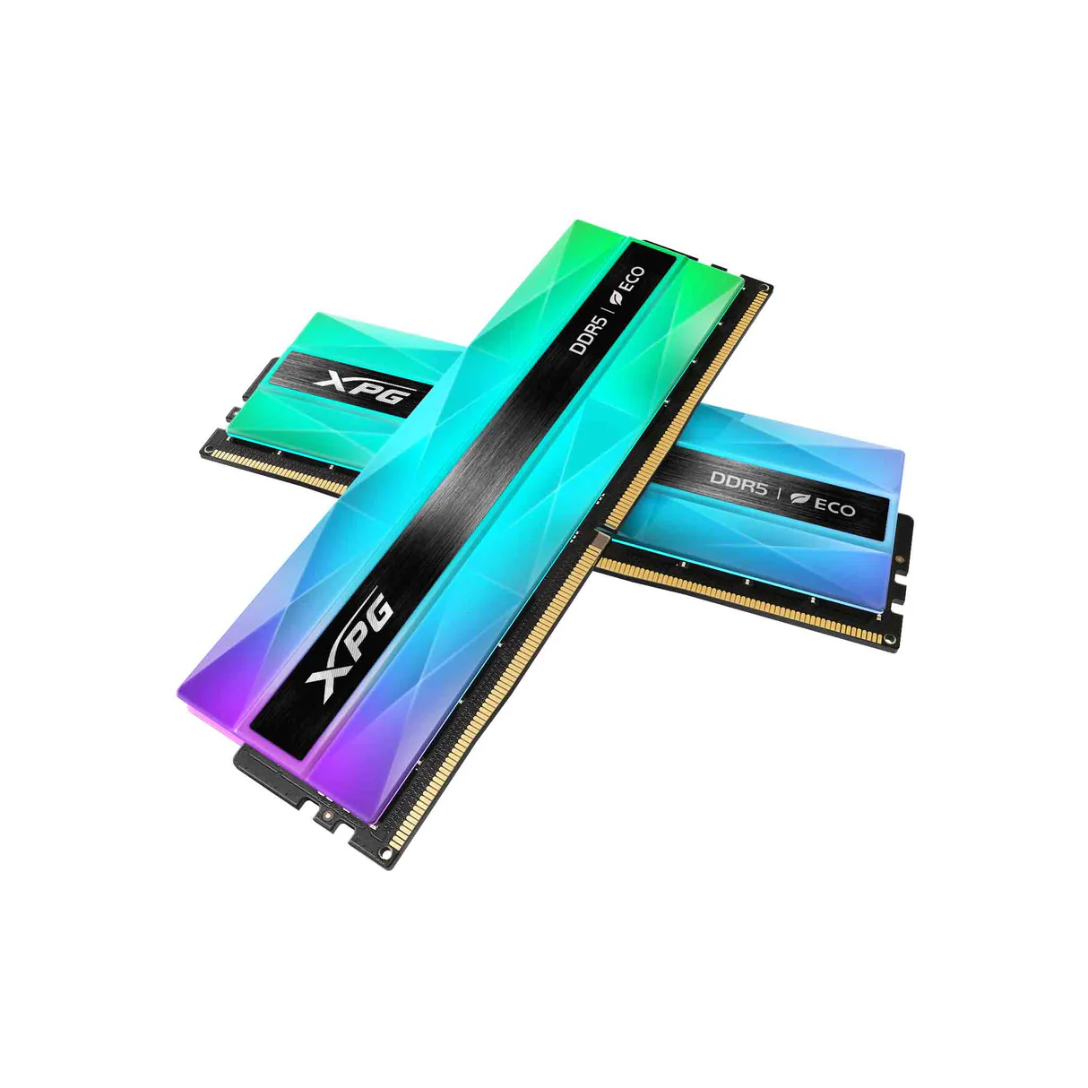 XPG Lancer Neon RGB 32GB (16GBx2) DDR5 6000MT/s Memory - Black