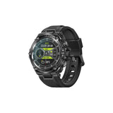 Promate-1.53" Round Screen Fitness Tracker Smartwatch with BT Calling - Black