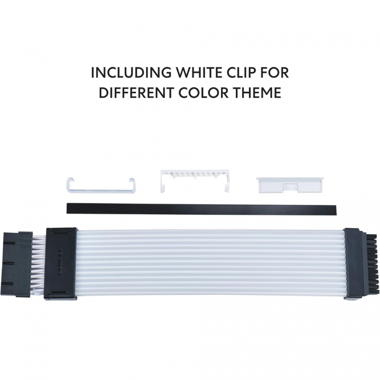 LIAN LI Strimer Wireless 24P RGB 24 Pin Extension 260mm Cable (PW24-1W) Black