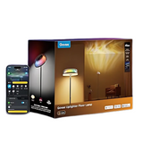 Govee Uplighter Floor Lamp 3 in 1 Lighting Effects, Dynamic Ripple Effect, RGBWW+RGBIC+WW Colors - H60B0