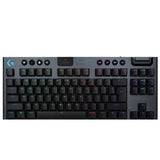 لوجيتيك كيبورد لاسلكي موديل G915 X Lightspeed TKL , الاصدار الانجليزي Tactile - اسود
