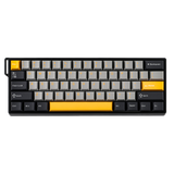 AULA WIN60 HE Max 65% Wired Gasket-mounted Gaming Keyboard with Wing Chun Magnetic Switch - Black, Gray & Yellow