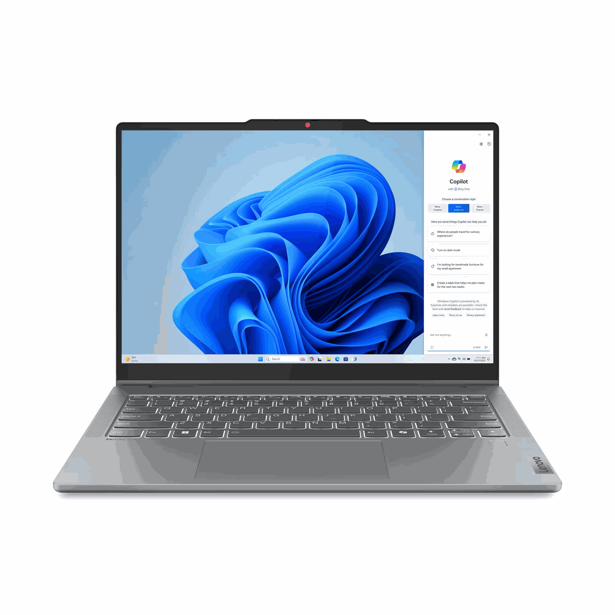 Lenovo IdeaPad 5 2-in-114IRH9/i7-13620H, 10C/14" WUXGA OLED Touch/16GB Soldered LPDDR5x-5200 Ram/512GB M.2 2242 SSD/Integrated Intel UHD Graphics/Win 11 Home/Luna Grey/Arb-Eng/1YW -Lenovo Digital Pen