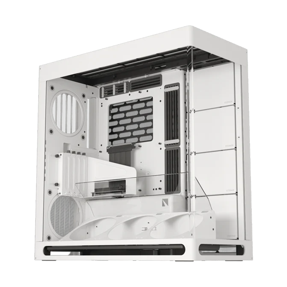 HAVN HS 420 VGPU Edition ATX Mid Tower Case - White