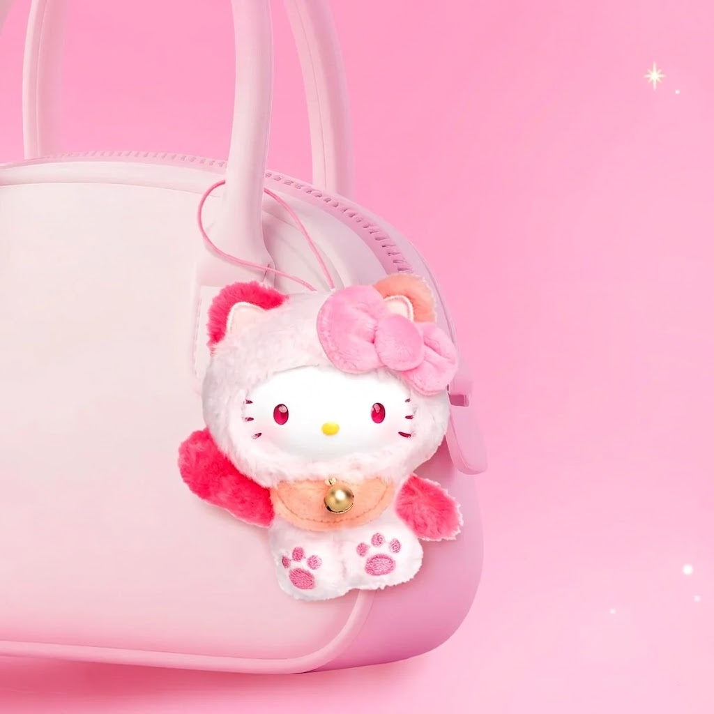 Hello Kitty Style Meow Blessing Series Plush Relaxing Toy Mi - 3.15 inch (Blind Box) selling per piece - 25MR-018