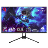 جيم اون شاشة ألعاب GOES24FHD144IPS  مقاس 24 بوصة، بدقة FHD، ومعدل تحديث 144 هرتز، وزمن استجابة 0.5 مللي ثانية، ومنفذ HDMI 2.1، وتقنية IPS سريعة، مسطحة - أسود