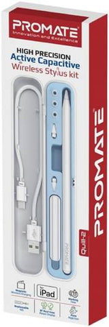 Promate High Precision Active Capacitive Wireless Stylus Kit, white