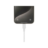 BAZIC GOCHARGE WEAVE C-C CABLE 480MBPS, 60W 1.5M - white