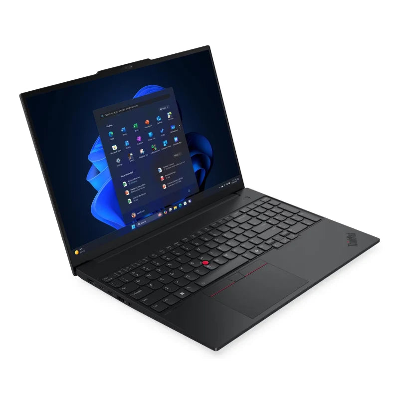 Lenovo ThinkPad E16 Gen 3 Intel Core Ultra 7 258V, 8C/16" WUXGA/32GB Soldered DDR5 Ram/512GB M.2 SSD/Integrated Intel Arc Graphics 140v/DOS/Eng-Arabic/Black/1YW /Topload Case