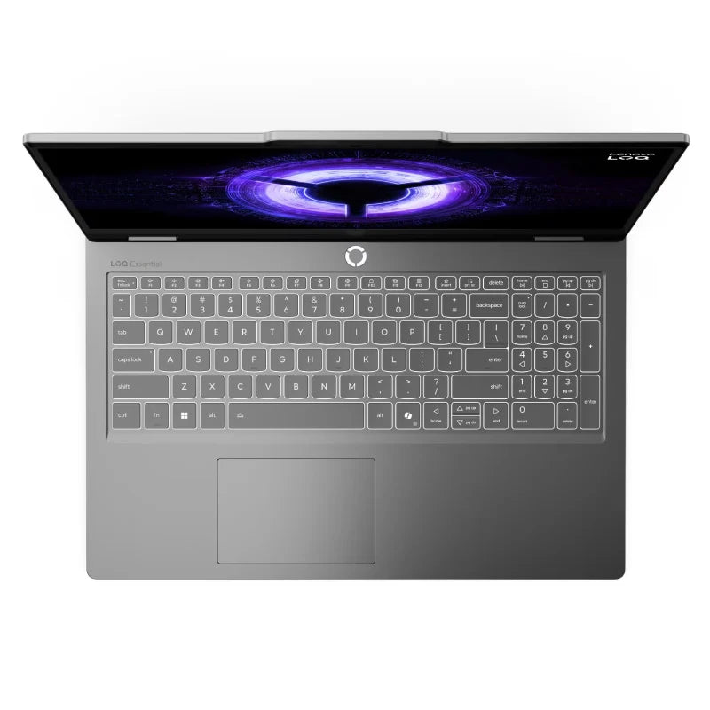 Lenovo LOQ 15IRX11 Intel Core i7-13650HX, 14C/15.6" FHD /16GB DDR5 Ram /512GB M.2 NVMe SSD/ NVIDIA GeForce RTX 5050 8GB GDDR7 440 AI TOPS VGA/ DOS/ White Backlit, Eng-Arb/Luna Grey/1YW