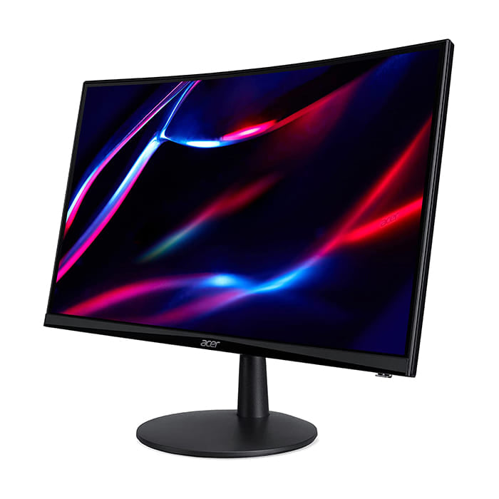Acer Nitro ED240Q S Curved Gaming Monitor 23.6-inch FHD 1920x1080, VA Panel Technology, HDR10, 180Hz Refresh Rate, 1ms Response Time, AMD FreeSync Premium technology, Built-in Speakers - Black