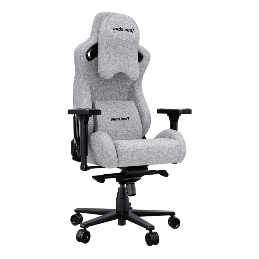 AndaSeat Kaiser 2 Pro Series XL Gaming Chair PVC Leather 4D Adjustable Armrests - Grey