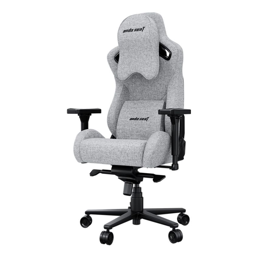 AndaSeat Kaiser 2 Pro Series XL Gaming Chair PVC Leather 4D Adjustable Armrests - Grey