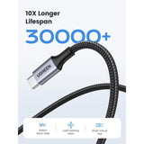 UGREEN USB-C to USB-C Aluminum Case with Braided 1m (Black) US316-70427