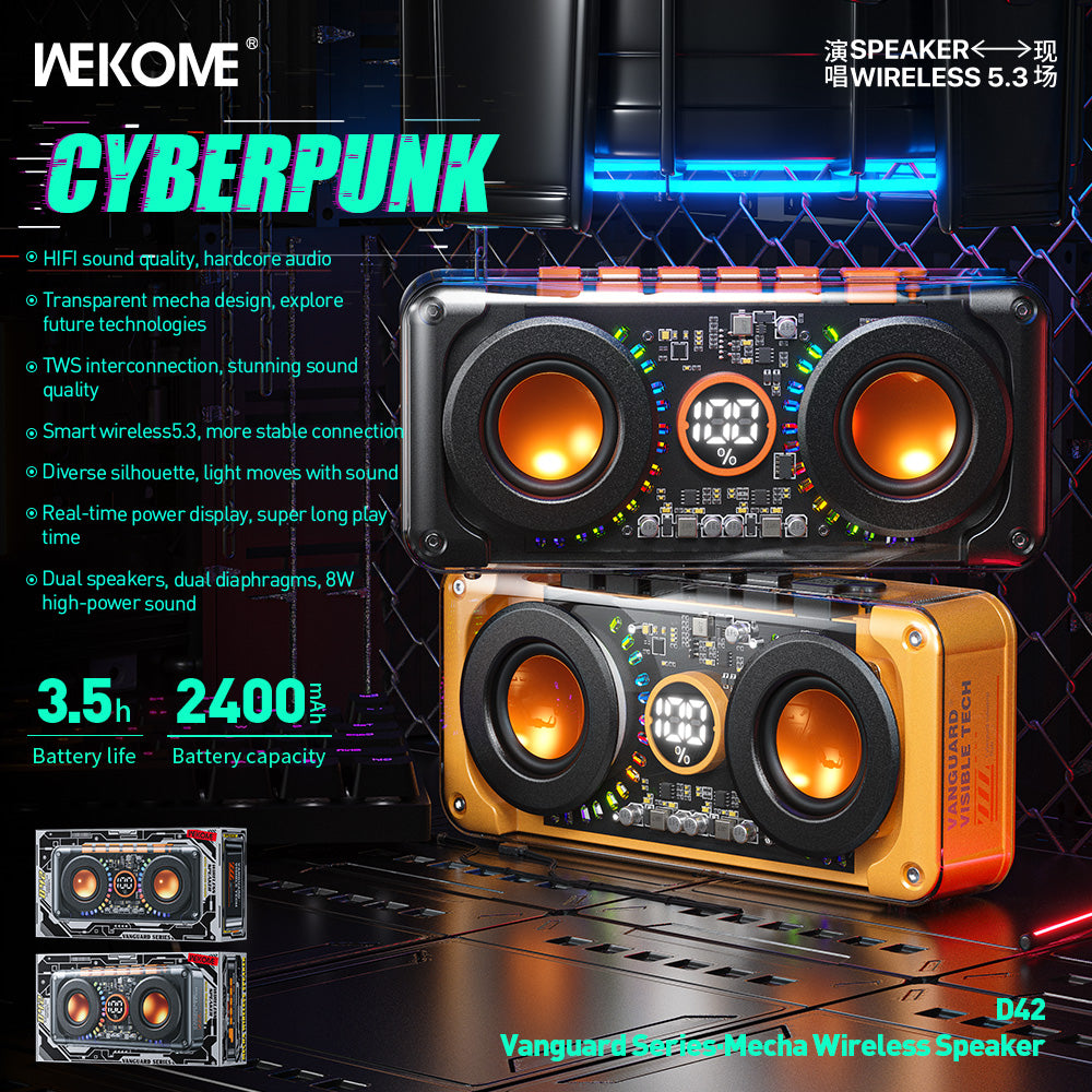 WEKOME D42 Vanguard Series Mecha Wireless Speaker