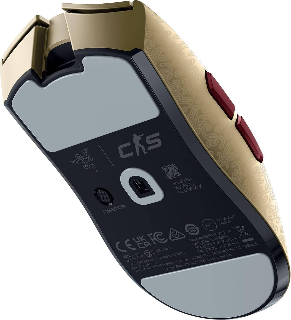 Razer Viper V3 Pro Ultra-lightweight HyperSpeed SYM Metrical Esport Mouse Soft Gaming Mouse Counter Strike 2 Edition RZ01-05120800