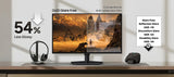 Samsung Odyssey OLED G6 G61SH 27’’ QHD (2,560 x 1,440), 240Hz Refresh Rate, 0.03ms Response Time, HDMI 2.1,  Flat Gaming Monitor - Black LS27HG612SMXUE