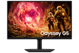 شاشة سامسونج أوديسي G5 G50F للألعاب، مقاس 27 بوصة، بدقة QHD (2560 × 1440)، ومعدل تحديث 180 هرتز، وزمن استجابة 1 مللي ثانية، ومتوافقة مع تقنيتي G-Sync وFreeSync 2.0، بتقنية IPS المسطحة - لون أسود LS27FG502EMXUE