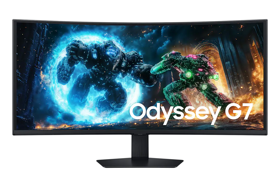 Samsung Odyssey G7 G75F 40" WUHD (5,120 x 2,160), 180Hz Refresh Rate, 1ms Response Time , HDMI 2.1 FreeSync Premium Pro Curved Gaming Monitor - Black LS40FG750EMXUE