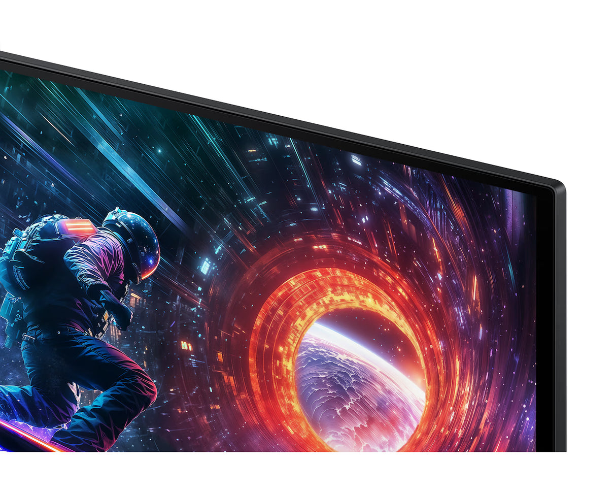 شاشة سامسونج أوديسي OLED G5 G50SF للألعاب، مقاس 27 بوصة، بدقة QHD (2560 × 1440)، ومعدل تحديث 180 هرتز، وزمن استجابة 0.03 مللي ثانية، ومتوافقة مع تقنيتي G-Sync وFreeSync 2.0، بتقنية IPS المسطحة - لون أسود LS27FG502EMXUE