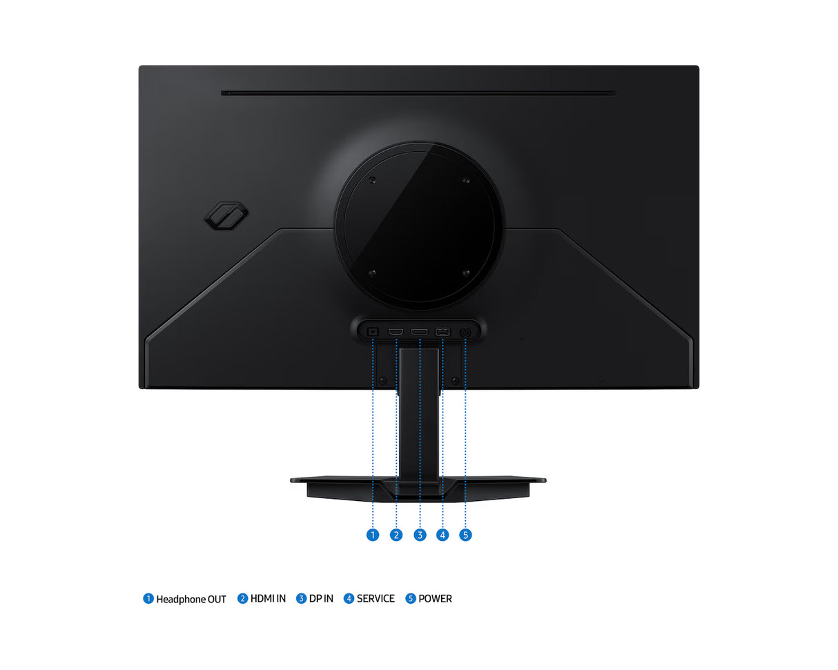 شاشة سامسونج أوديسي OLED G5 G50SF للألعاب، مقاس 27 بوصة، بدقة QHD (2560 × 1440)، ومعدل تحديث 180 هرتز، وزمن استجابة 0.03 مللي ثانية، ومتوافقة مع تقنيتي G-Sync وFreeSync 2.0، بتقنية IPS المسطحة - لون أسود LS27FG502EMXUE