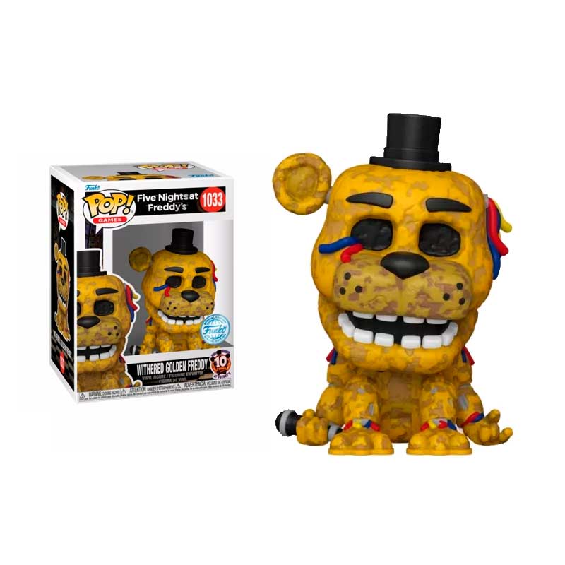 Pop! Games: Five Nights at Freddy's - Withered Golden Freddy (Exc)