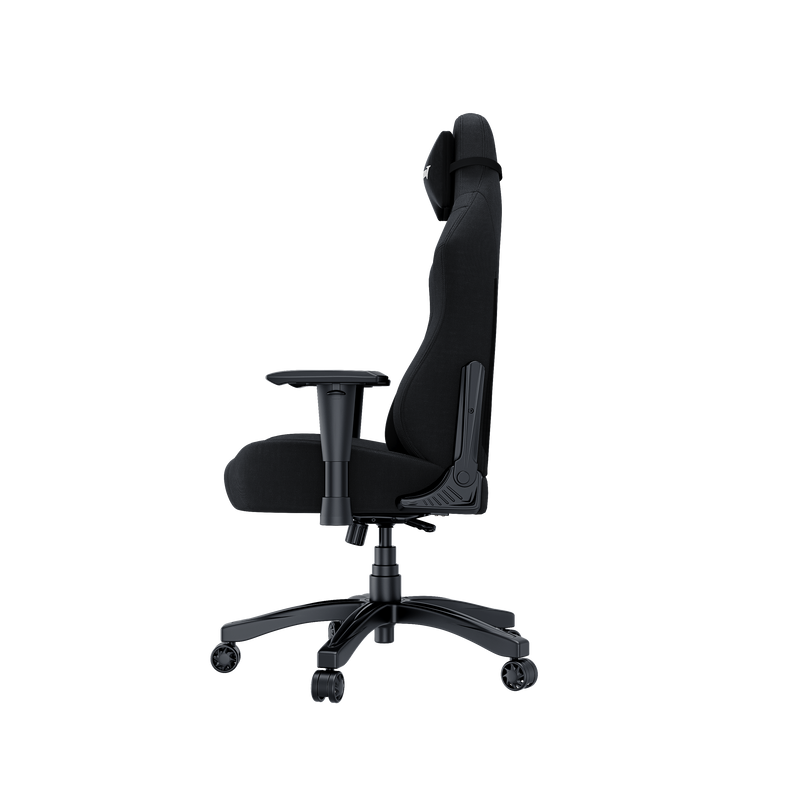 Andaseat Luna Series Gaming Chair with Footrest - Black FABRIC