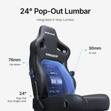 AndaSeat New Kaiser 4 with 6D Armrests Premium PVC Leather Large Size Gaming Chair – Elegant Black