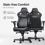 AndaSeat New Kaiser 4 with 6D Armrests Premium PVC Leather Large Size Gaming Chair – Elegant Black