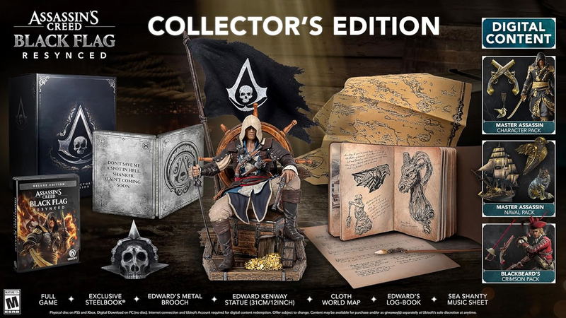 Assassins Creed Black Flag Resynced Steel Book For PlayStation 5 (EU)