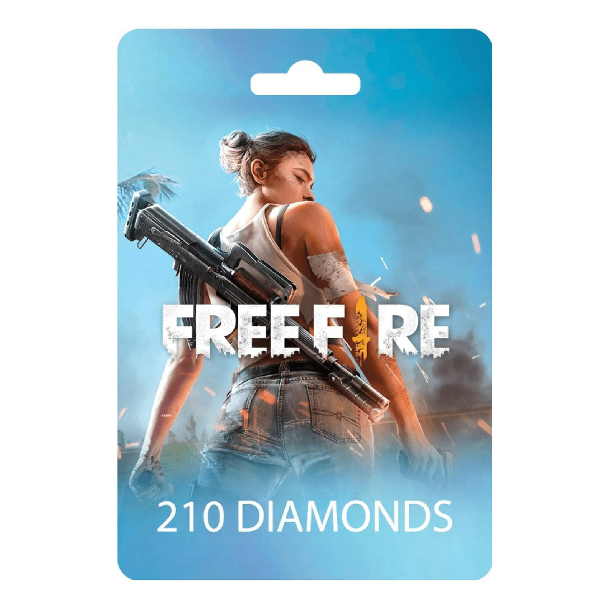 Garena Free Fire Game Gift Card - 210 Diamonds (Send By SMS)
